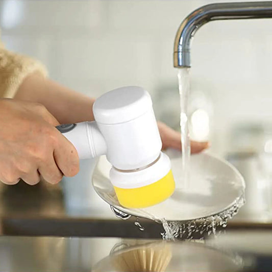 CleanSpin Electric Scrubber | Wireless 3-Head Rotating Brush

