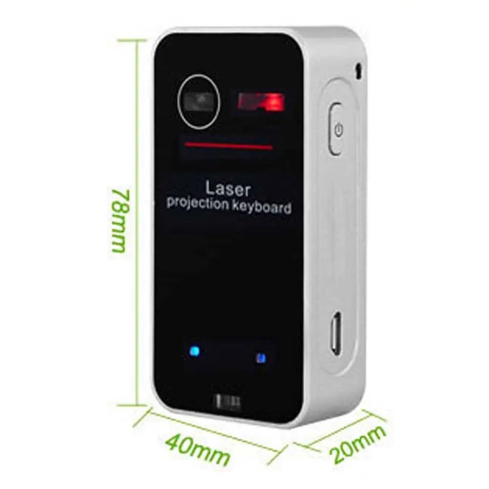 New Portable Bluetooth Virtual Laser Keyboard Wireless Projector Keyboard with Mouse Function for Iphone Tablet Computer Phone