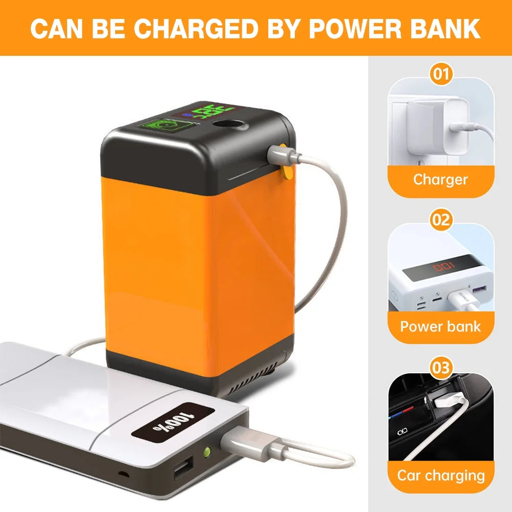 Portable Electric Rechargeable Outdoor Camping Shower for Hiking and Travel